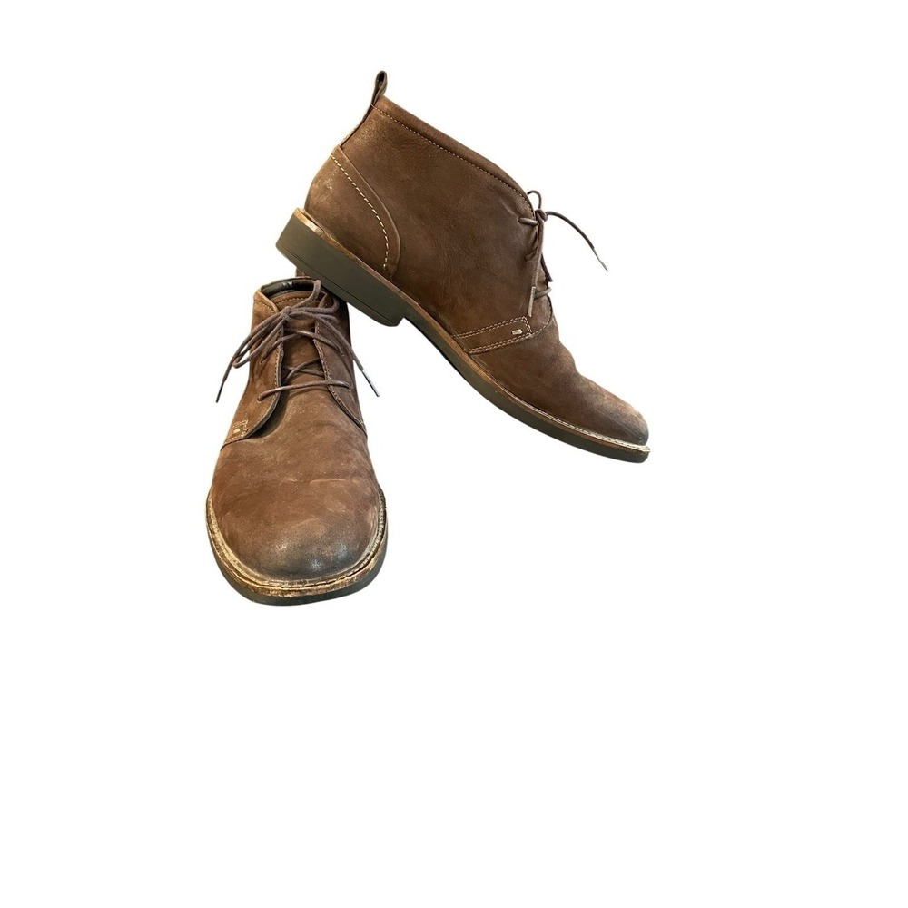 Ecco Men's Chukka‎ Brown Leather Ankle Boots Sz. 43 US 9-9.5